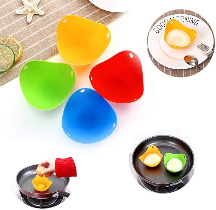 4-Color Egg Cooker Set