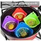 4-Color Egg Cooker Set